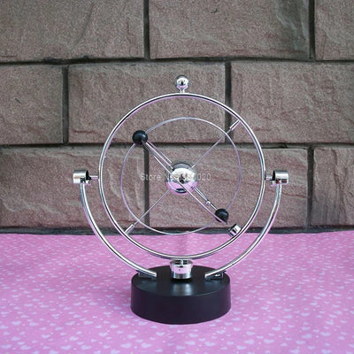 Kinetic Orbital Revolving Gadget Perpetual Motion Desk Office Decor Art Toy Gift Desk Set
