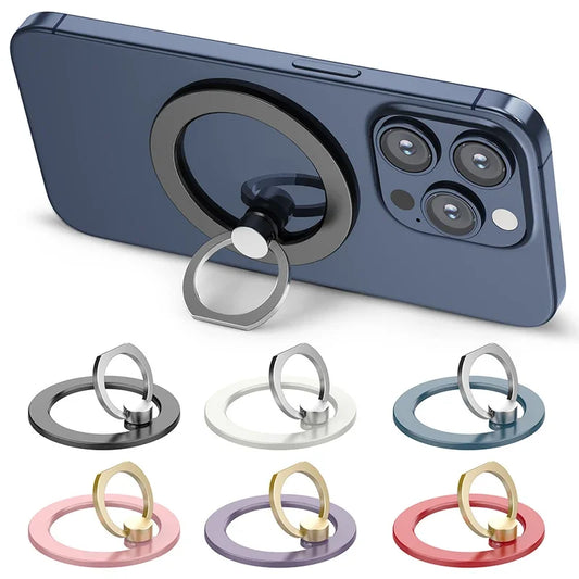 Magnetic Phone Ring Holder for iPhone 15 14 13 12 Magsafe Accessories - Magnetic Phone Grip - Adjustable Phone Finger