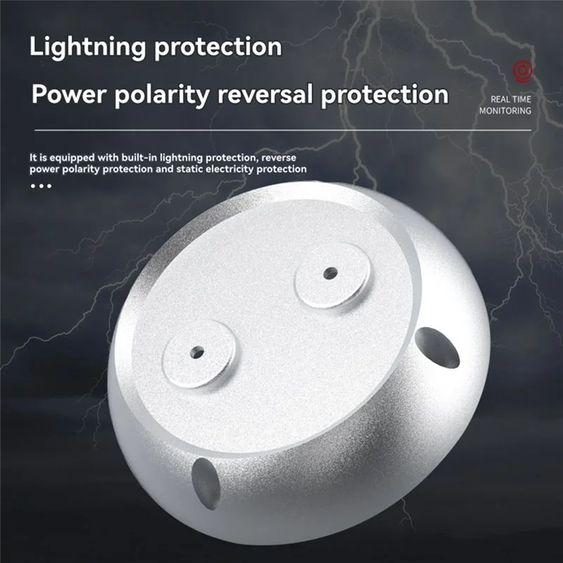 ABUO-Waterproof 360° Omnidirectional Sound Pickup External Audio High Sensitivity High Fidelity No Noise 600Ω DC12V 3000M