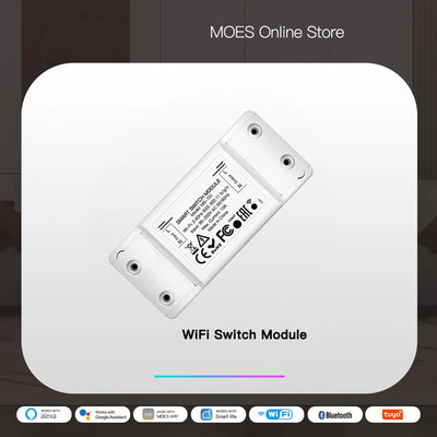 Smart WiFi Switch for Lights and Appliances Timer Functionality Manage Remotely via Smartphone or Voice Commands