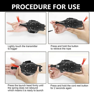 Wrist Launcher Cool Gadgets Role-Play Stuff Fun Toy Web Launcher String Shooters Toy Cool Toy Things for Superhero Fans