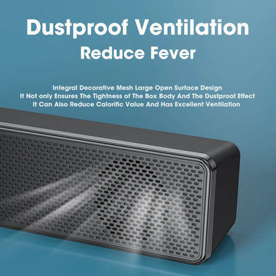 Soundbar Computer PC TV Laptop Desktop Wired Wireless Bluetooth Speaker Sound Box Bar Music Portable Caixa De Som Audio System