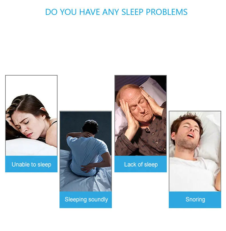 Smart Sleep Aid Device – Sleep-Enhancing Instrument for Severe Insomnia Relief, Deep Sleep Promotion, Handheld Device for Anx