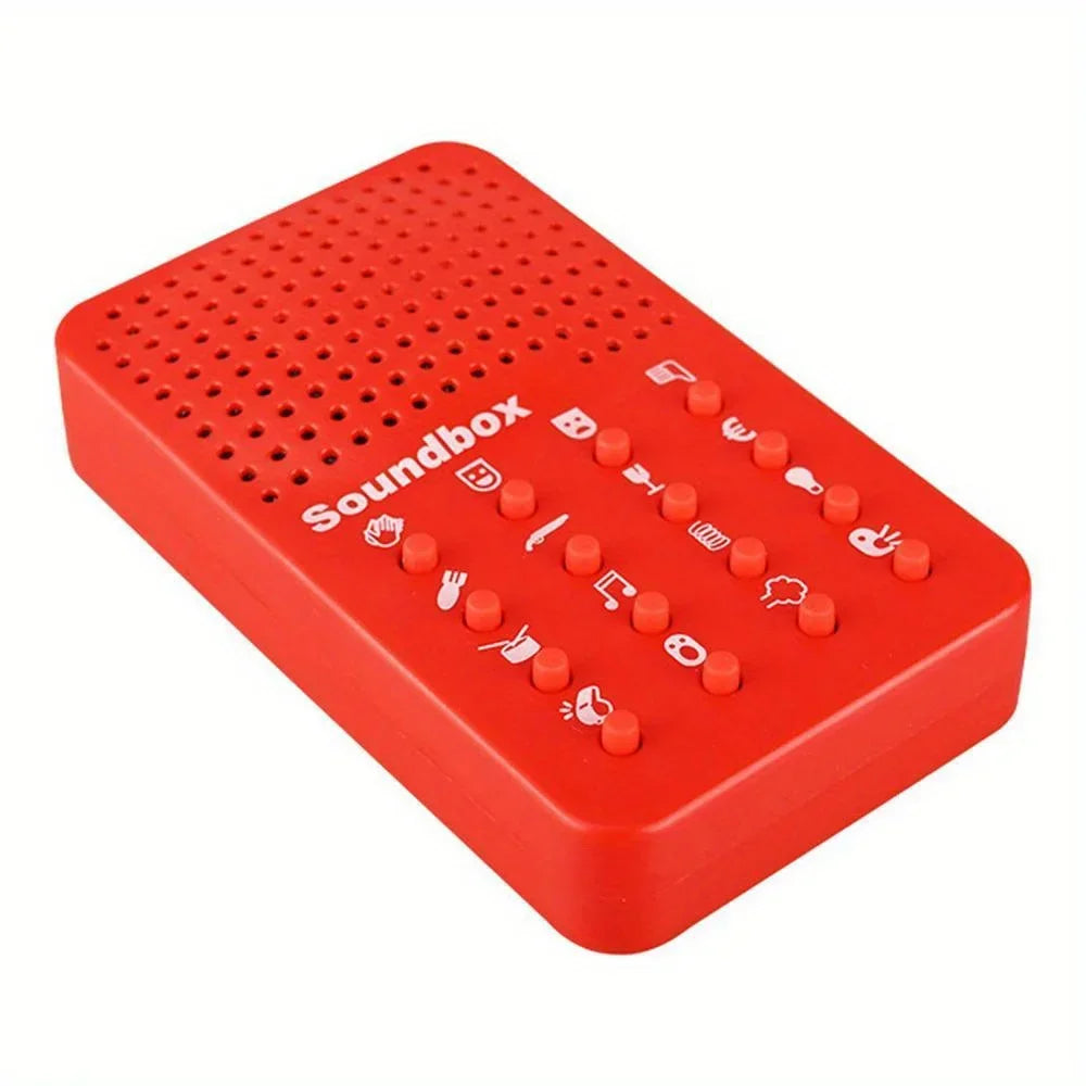 Noise Makers Funny 16-Sound Effects Sound Machine Portable Audio Box with Applause, Horn, Cheering &Sounds for Parties