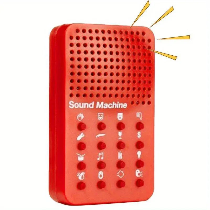 Noise Makers Funny 16-Sound Effects Sound Machine Portable Audio Box with Applause, Horn, Cheering &Sounds for Parties