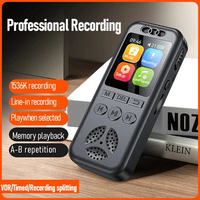 New Digital Audio Voice Recorder MP3 Player Noise Reduction Voice Activated Audio Recorder Sound Recorder For Lecture Interview