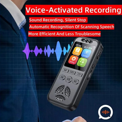 New Digital Audio Voice Recorder MP3 Player Noise Reduction Voice Activated Audio Recorder Sound Recorder For Lecture Interview