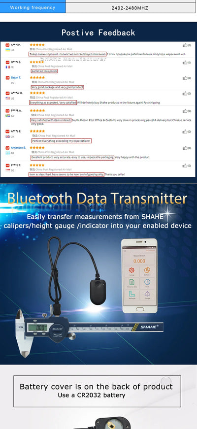 Smart Adapter Data Wireless Transmission For SHAHE Device