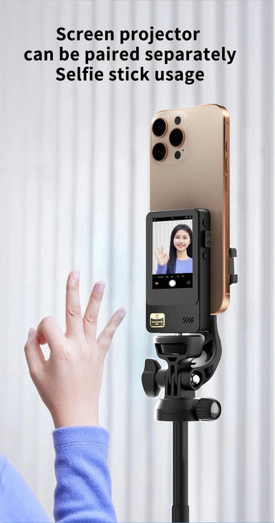 Smartphone Wireless Magnetic Monitor Screens Device Rear Camera Selfie for Phone Vlog Live Stream Video Recording Screen Phone