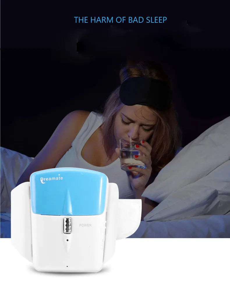 Smart Sleep Aid Device – Sleep-Enhancing Instrument for Severe Insomnia Relief, Deep Sleep Promotion, Handheld Device for Anx