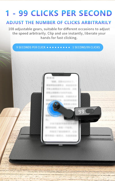 Screen Auto Clicker For Smart Phone Apps Video Live Streaming Gadget Smartphone Game Screen Touch Tripods Screen Tapper Supplies