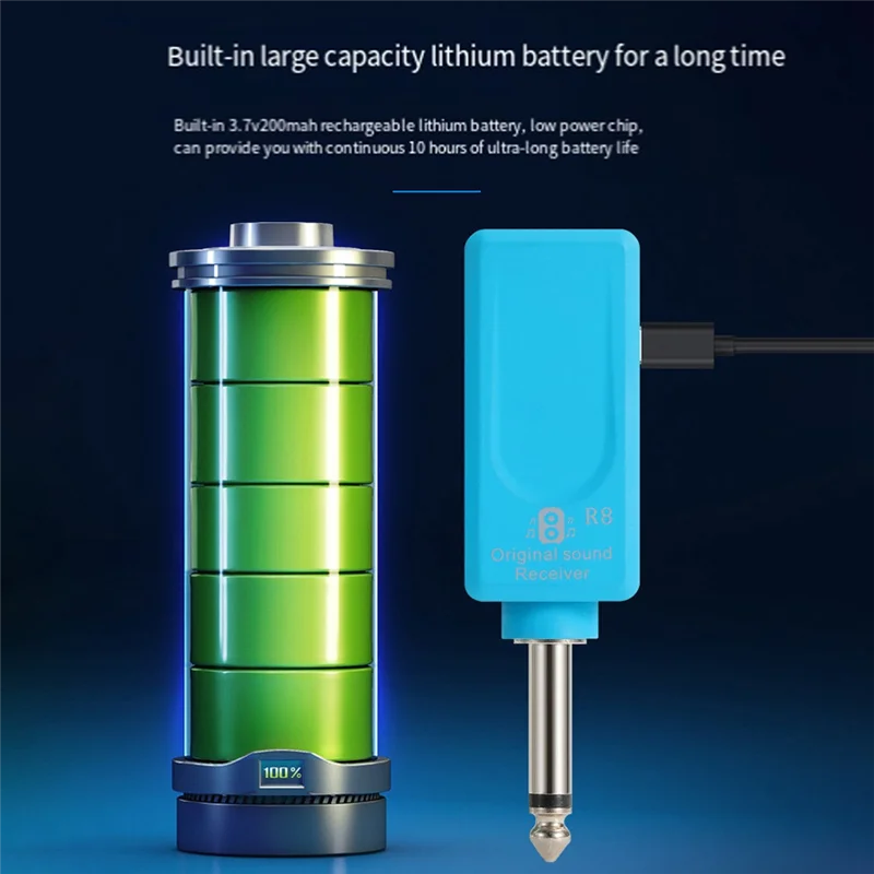 AAAEL-Speakers Sound Instruments Bass Keys Electric Guitar Electronic Blow Tube Saxophone Wireless Audio Transceiver Accessories