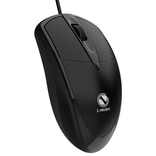 301 Wired Mouse Office Gaming Desktop Computer Laptop Business Mouse USB Optical Mouse - Black