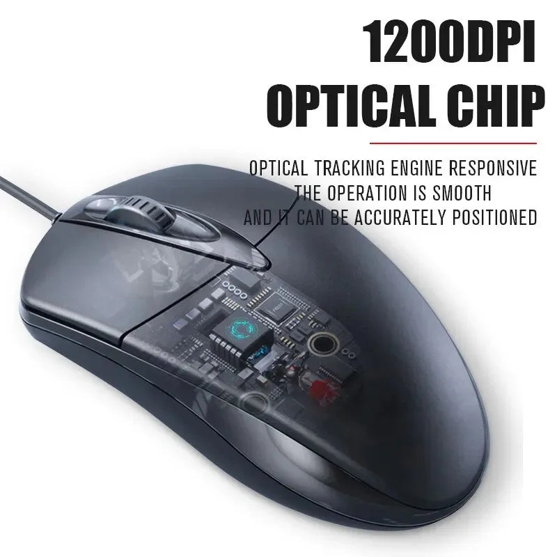 Gamer PC Laptop Notebook Computer Mouse Mice USB Wired Computer Mouse Optical Mouse  for Office Home Use
