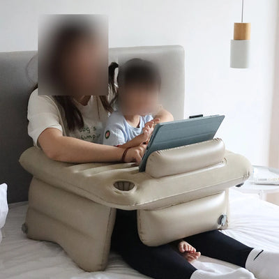 Portable computer desk, reading desk, leisure and entertainment desk, inflatable computer desk, home office desk