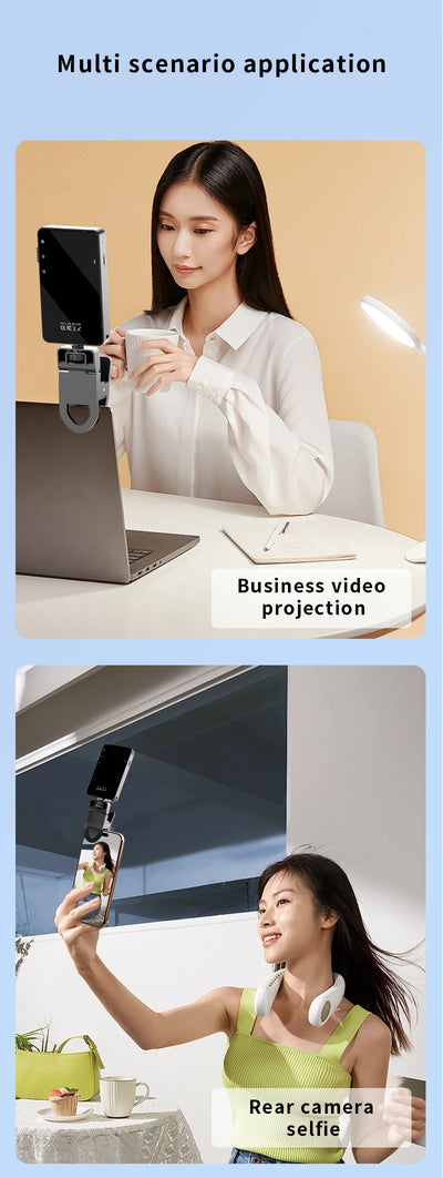 Smartphone Wireless Magnetic Monitor Screens Device Rear Camera Selfie for Phone Vlog Live Stream Video Recording Screen Phone
