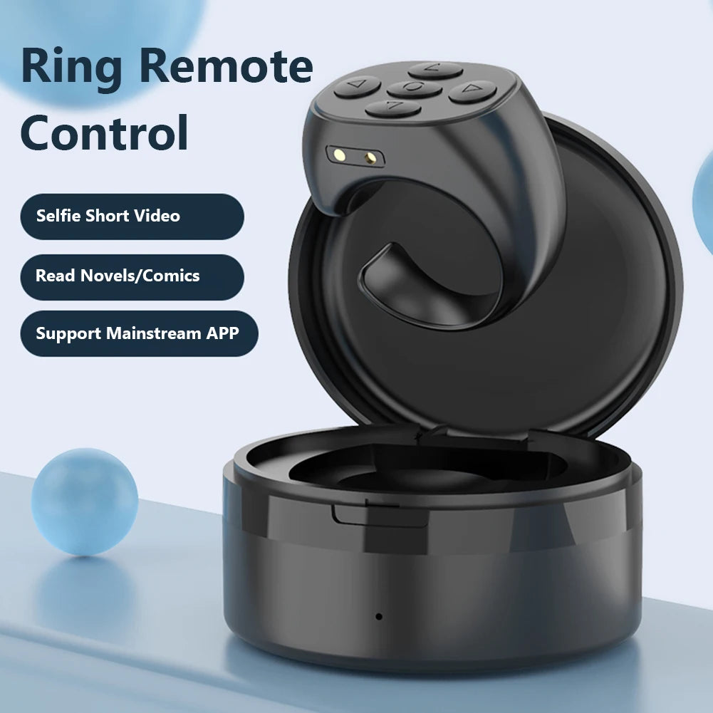 Smart Browsing Device Automatic Page Turner Wireless Fingertip Flipping with Charging Compartment Page Flipping for Mobile Phone