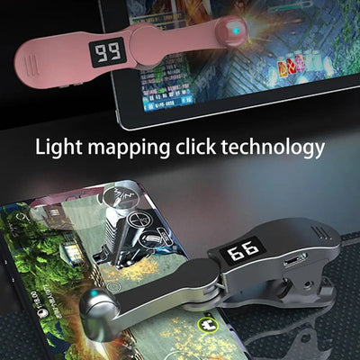 Upgraded Display Screen Auto Clicker for Smart Phone App Video Live Streaming Gadget for Game Screen Touch Tripods Tapper