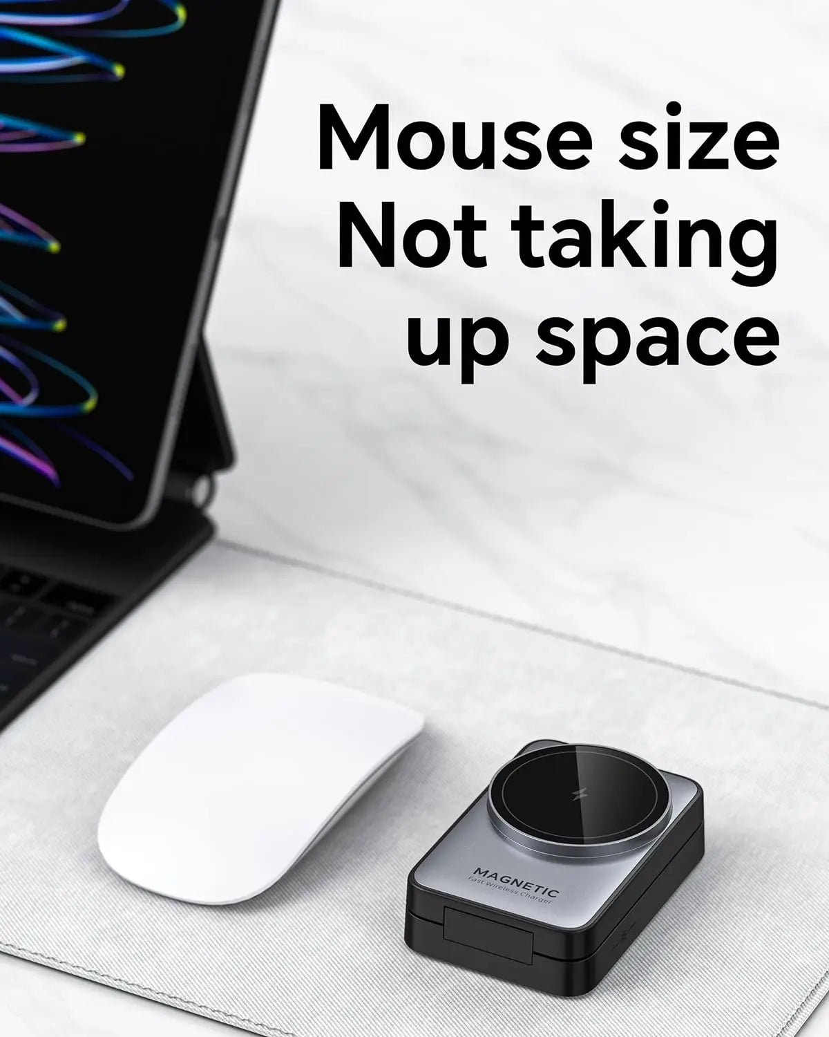 Magnetic 3 in 1 Foldable Wireless Charger for iPhone 16/15/14/13 Pro Max, AirPods, iWatch Fast Charging Stand