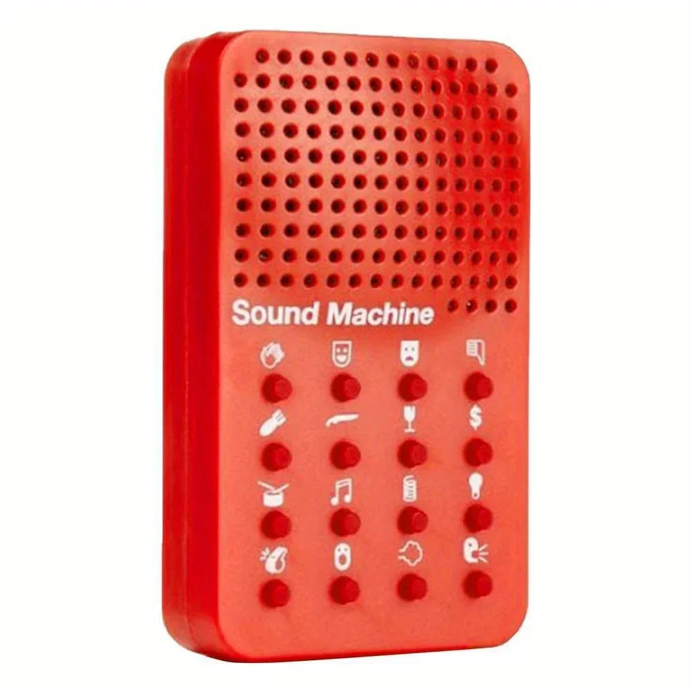 Noise Makers Funny 16-Sound Effects Sound Machine Portable Audio Box with Applause, Horn, Cheering &Sounds for Parties