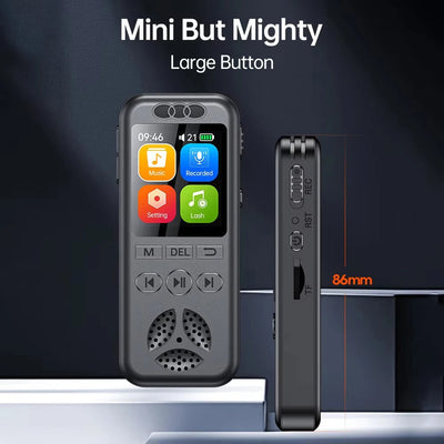 New Digital Audio Voice Recorder MP3 Player Noise Reduction Voice Activated Audio Recorder Sound Recorder For Lecture Interview