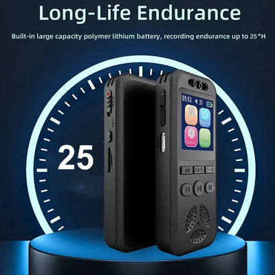 New Digital Audio Voice Recorder MP3 Player Noise Reduction Voice Activated Audio Recorder Sound Recorder For Lecture Interview