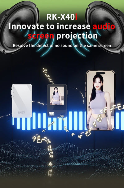 Smartphone Wireless Magnetic Monitor Screens Device Rear Camera Selfie for Phone Vlog Live Stream Video Recording Screen Phone