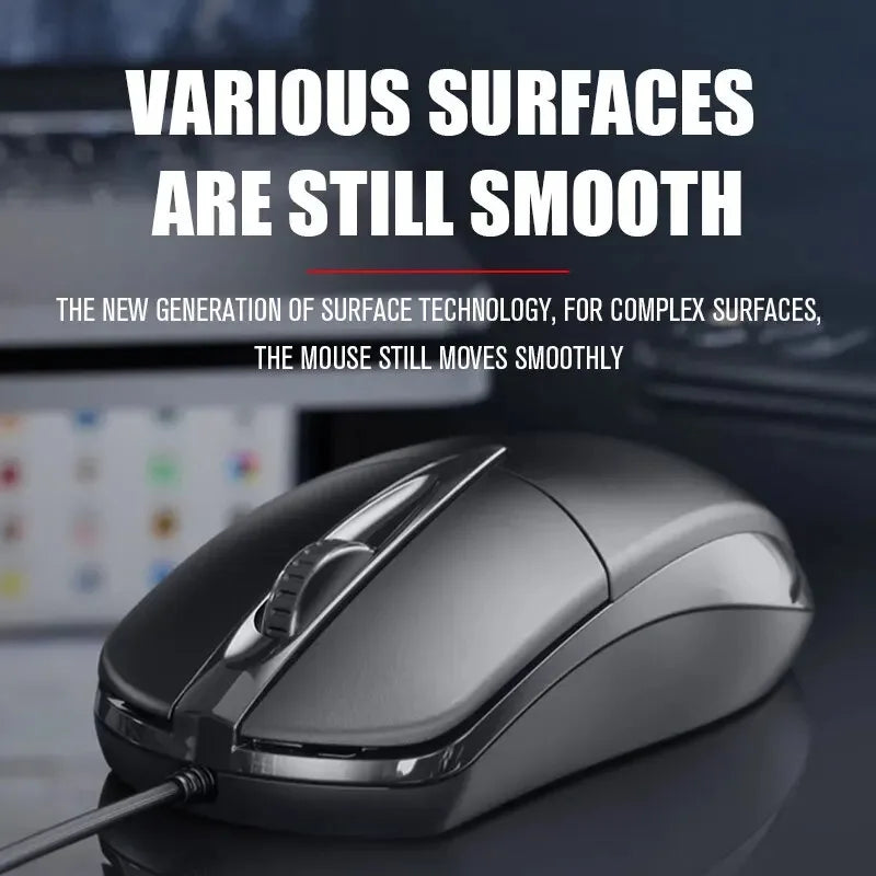 Gamer PC Laptop Notebook Computer Mouse Mice USB Wired Computer Mouse Optical Mouse  for Office Home Use