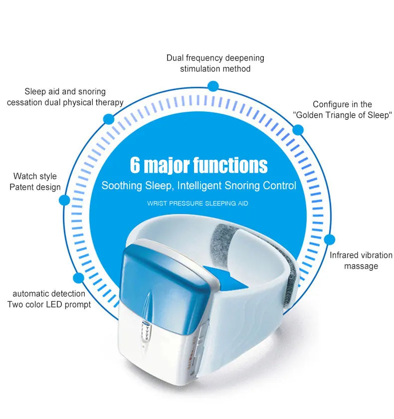 Smart Sleep Aid Device – Sleep-Enhancing Instrument for Severe Insomnia Relief, Deep Sleep Promotion, Handheld Device for Anx