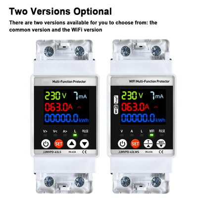 Smart WiFi Automatic Reclosuring Protector Intelligent Circuit Breaker Single Phase Reclosing Switch Voltage Protective Device