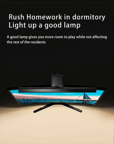 LED Desk Lamp Monitor Light Bar PC Computer Dimmable Screen Light 33cm 50cm Office Study Reading Hanging Table Lamp USB Powered