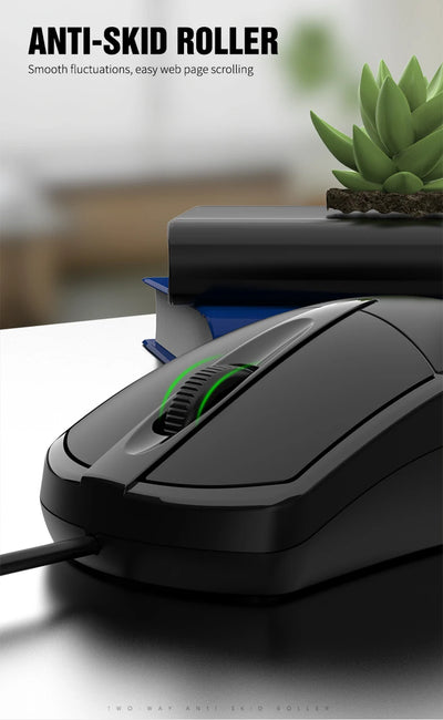 301 Wired Mouse Office Gaming Desktop Computer Laptop Business Mouse USB Optical Mouse