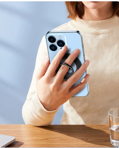 Magnetic Phone Ring Holder for iPhone 15 14 13 12 Magsafe Accessories - Magnetic Phone Grip - Adjustable Phone Finger Ring Grip
