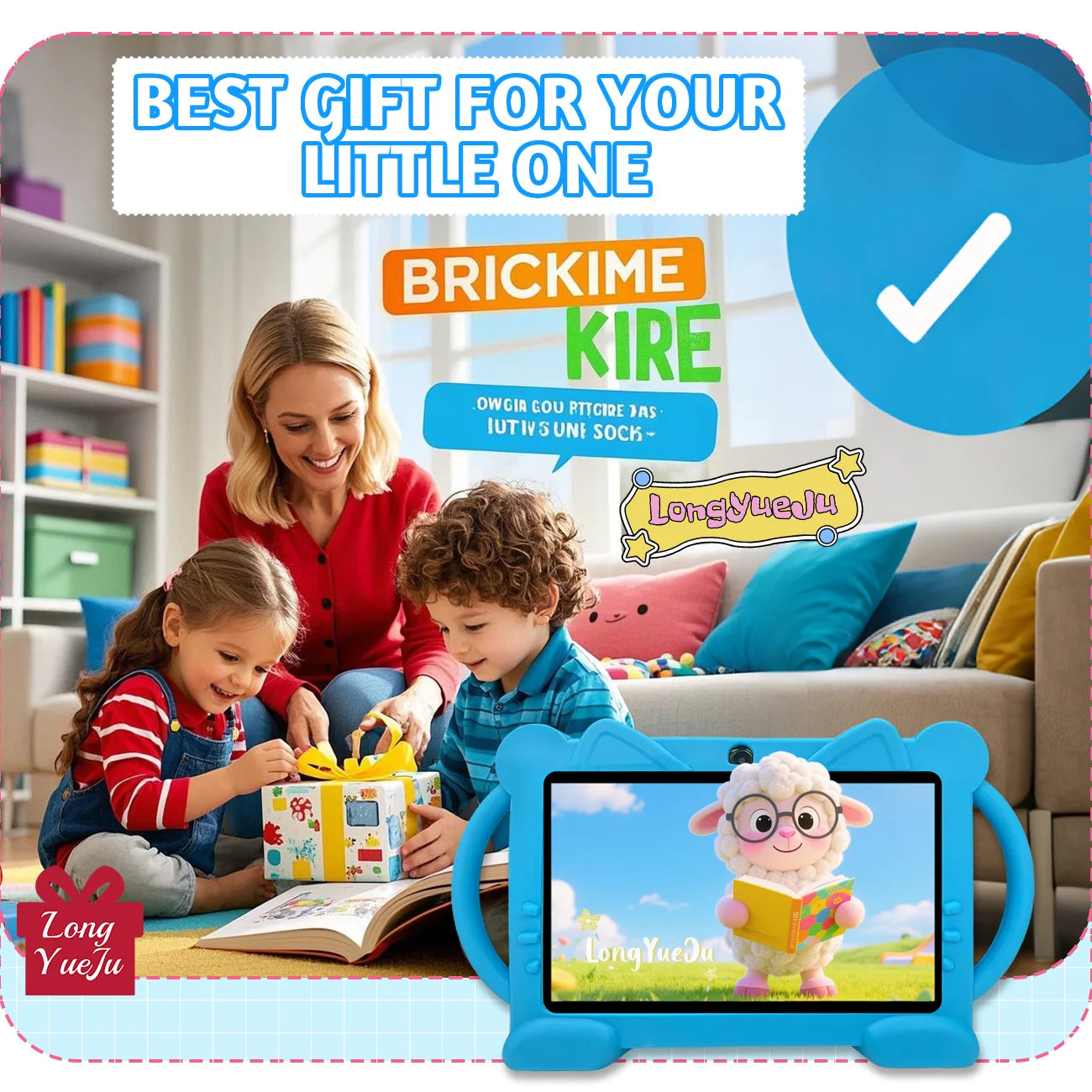 Latest generation 7-inch Android tablet, educational and entertainment all-in-one machine, equipped with IWAWA, parental control