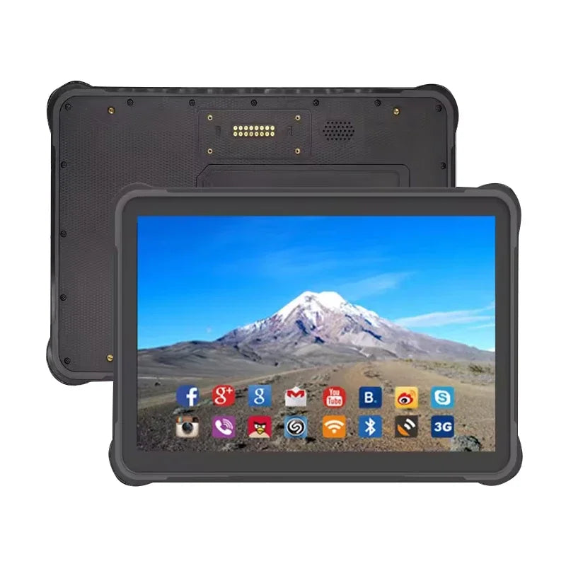 Industrial 5G Smart Tablet PC with IP65 Waterproof Drop-proof Android 10 8G RAM 256G ROM Octa Core Processor LED Backlight WiFi