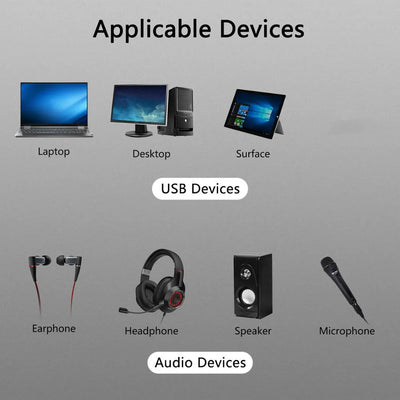 5.1 Sound channel USB independent sound card External computer to replace PCI notebook usb sound card USB to audio interface