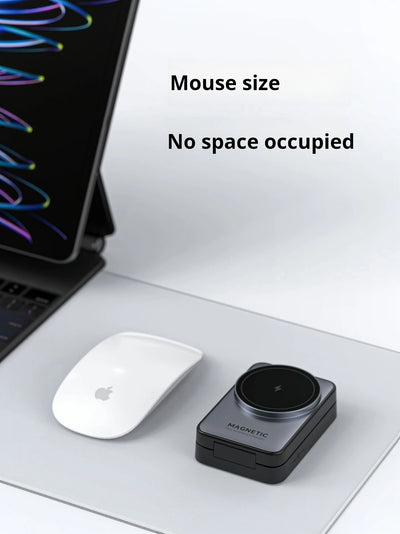 Magnetic 3 in 1 Foldable Wireless Charger for iPhone 16/15/14/13 Pro Max, AirPods, iWatch Fast Charging Stand
