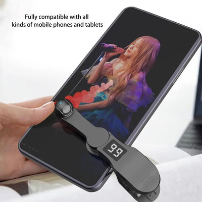 Upgraded Display Screen Auto Clicker for Smart Phone App Video Live Streaming Gadget for Game Screen Touch Tripods Tapper