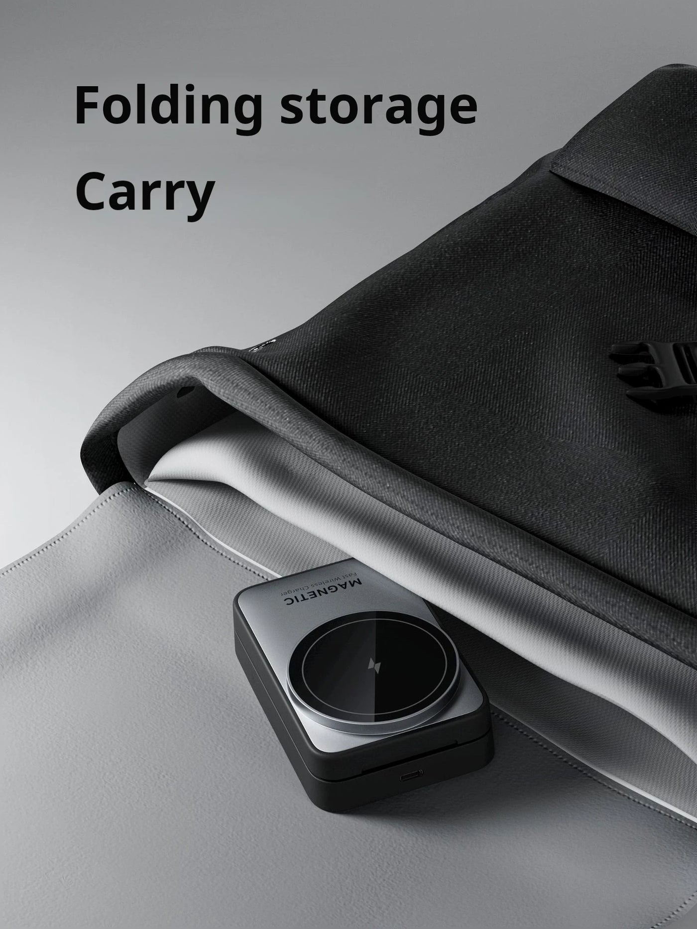 Magnetic 3 in 1 Foldable Wireless Charger for iPhone 16/15/14/13 Pro Max, AirPods, iWatch Fast Charging Stand