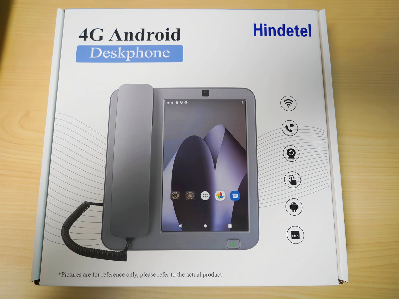 4G Android 10 vivid 8 inch IPS touch screen  Fixed Wireless Cordless Desktop Phone with VoLTE, WIFI,BT HOTSPOT  for home eldly