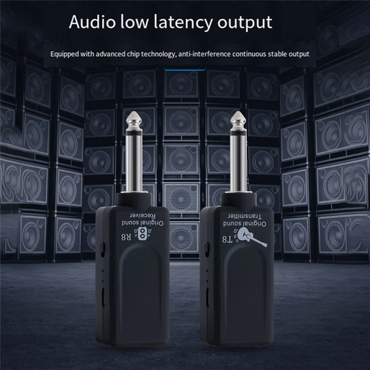 AAAEL-Speakers Sound Instruments Bass Keys Electric Guitar Electronic Blow Tube Saxophone Wireless Audio Transceiver