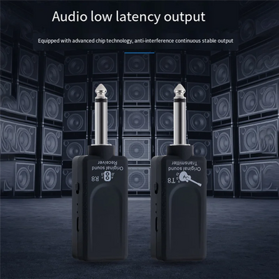 AAAEL-Speakers Sound Instruments Bass Keys Electric Guitar Electronic Blow Tube Saxophone Wireless Audio Transceiver Accessories