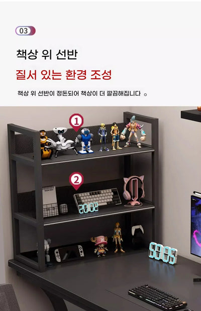 Ergonomic Gaming Computer Desk Home Office Study Station Table Cable Management  Desks Escritorio Blanco Con Cajones Furniture