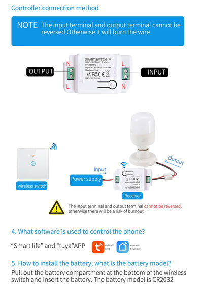 The TUYA smart switch-off device features wireless touch, Wi-Fi, remote control via the APP, and Alexa voice control