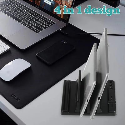 Office Laptop Stand Vertical Save Desktop Space Easy To Place Computer Accessories Scalable Width Office Desk Storage