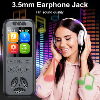 New Digital Audio Voice Recorder MP3 Player Noise Reduction Voice Activated Audio Recorder Sound Recorder For Lecture Interview