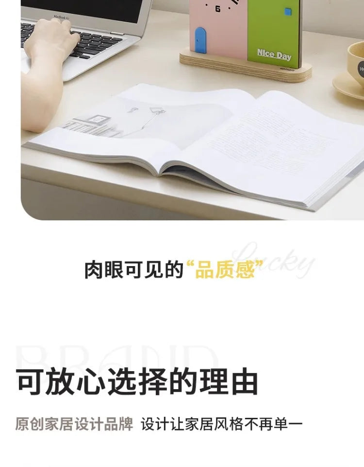 Modern Creative Office Desktop Clock Porch Ornaments Bedroom Living Room Table Desk Clocks Watch Gifts Home Decoration