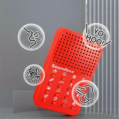 Noise Makers Funny 16-Sound Effects Sound Machine Portable Audio Box with Applause, Horn, Cheering &Sounds for Parties
