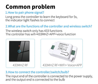The TUYA smart switch-off device features wireless touch, Wi-Fi, remote control via the APP, and Alexa voice control