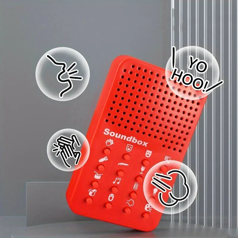Noise Makers Funny 16-Sound Effects Sound Machine Portable Audio Box with Applause, Horn, Cheering &Sounds for Parties